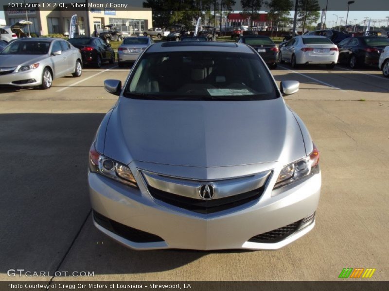 Silver Moon / Ebony 2013 Acura ILX 2.0L