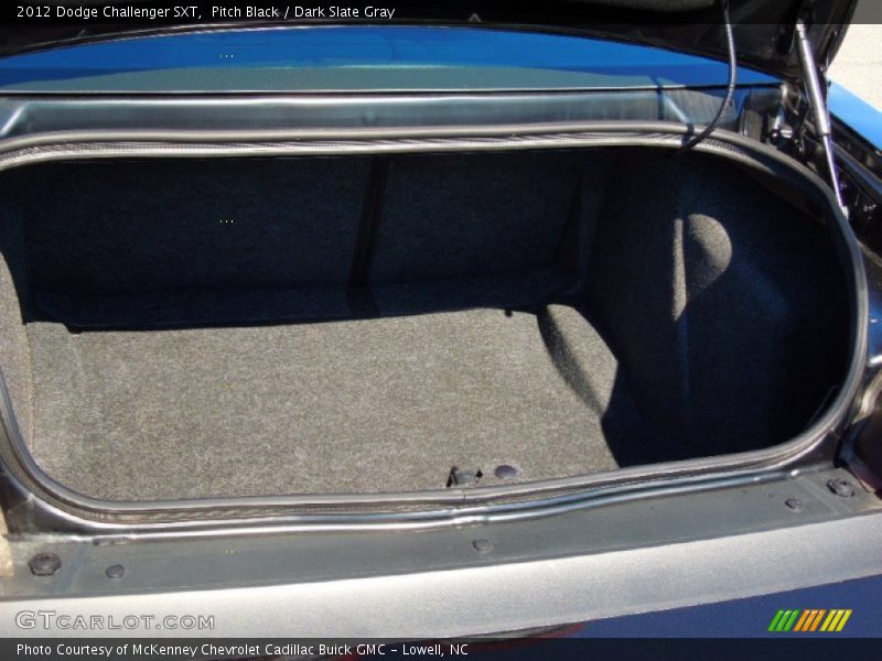 Pitch Black / Dark Slate Gray 2012 Dodge Challenger SXT