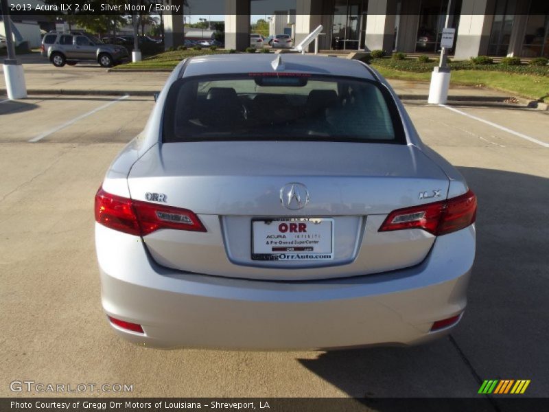 Silver Moon / Ebony 2013 Acura ILX 2.0L