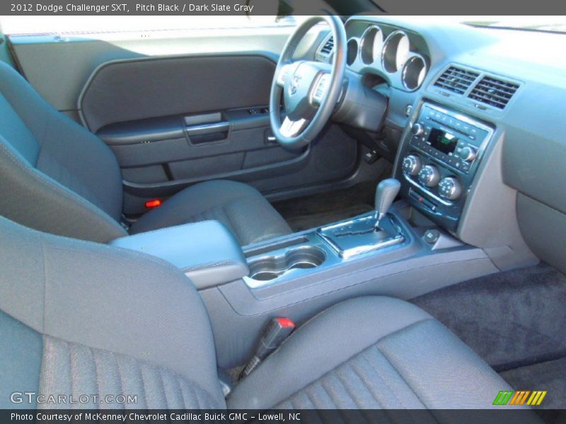 Pitch Black / Dark Slate Gray 2012 Dodge Challenger SXT