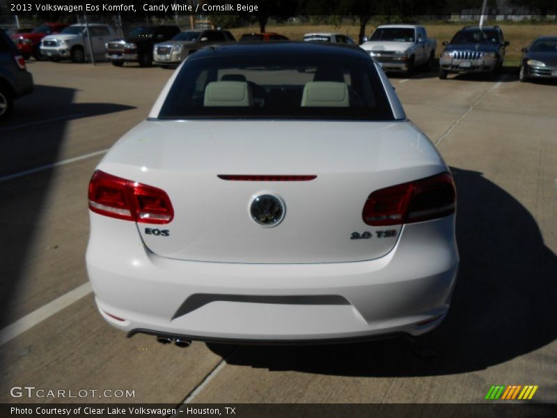 Candy White / Cornsilk Beige 2013 Volkswagen Eos Komfort