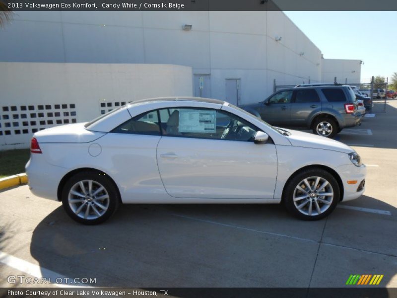 Candy White / Cornsilk Beige 2013 Volkswagen Eos Komfort