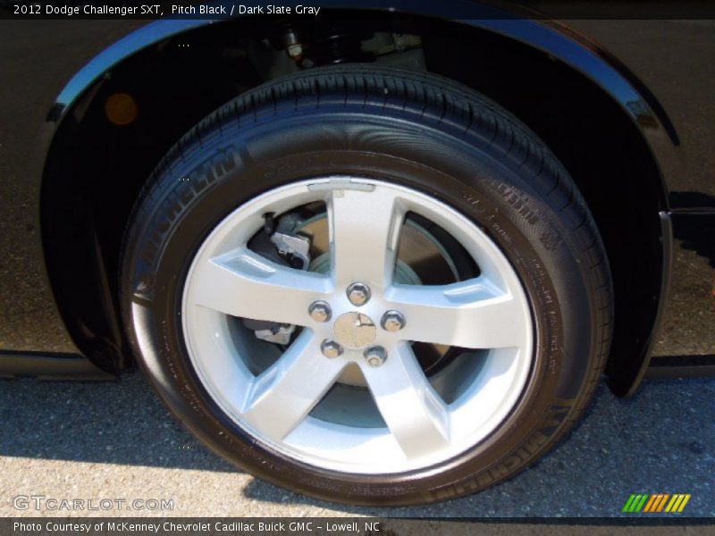 Pitch Black / Dark Slate Gray 2012 Dodge Challenger SXT