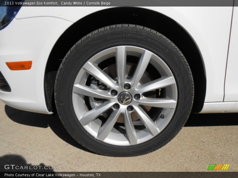 Candy White / Cornsilk Beige 2013 Volkswagen Eos Komfort