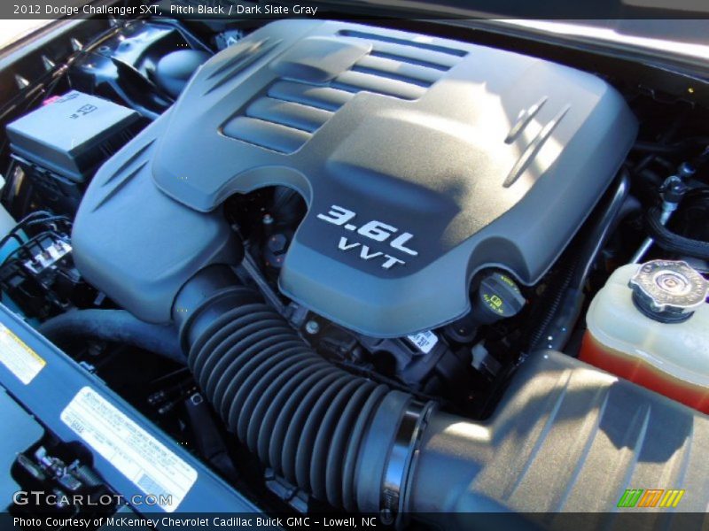 Pitch Black / Dark Slate Gray 2012 Dodge Challenger SXT