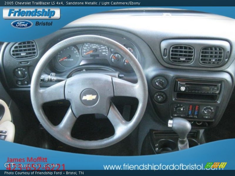 Sandstone Metallic / Light Cashmere/Ebony 2005 Chevrolet TrailBlazer LS 4x4