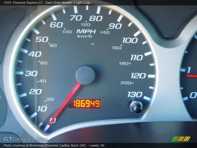 Dark Silver Metallic / Light Gray 2005 Chevrolet Equinox LT