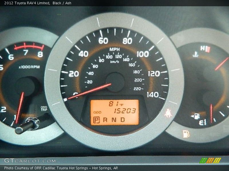Black / Ash 2012 Toyota RAV4 Limited