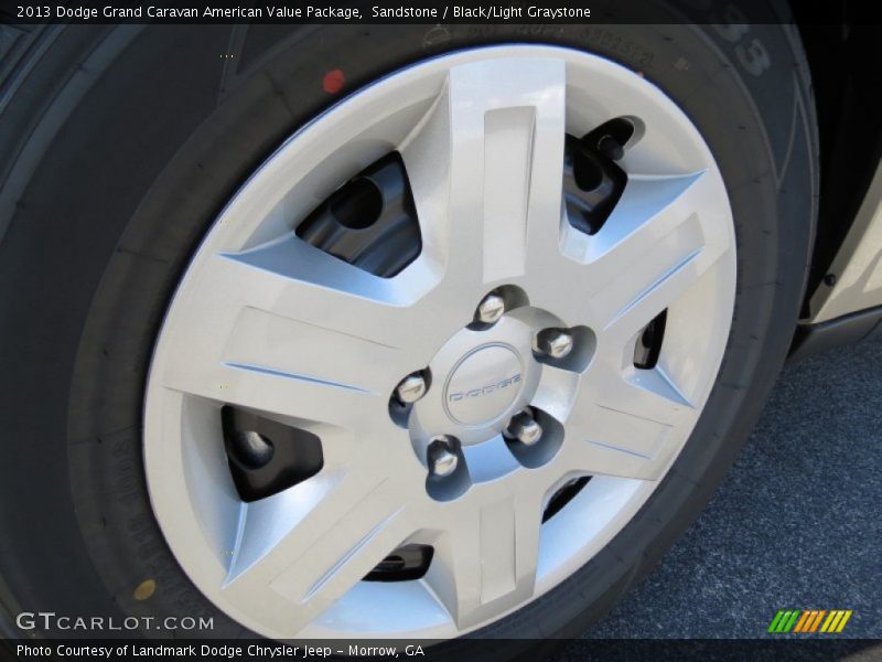 Sandstone / Black/Light Graystone 2013 Dodge Grand Caravan American Value Package