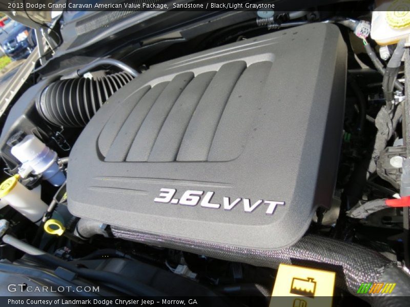 Sandstone / Black/Light Graystone 2013 Dodge Grand Caravan American Value Package
