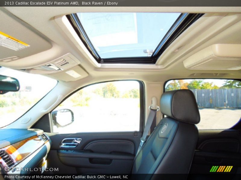 Black Raven / Ebony 2013 Cadillac Escalade ESV Platinum AWD