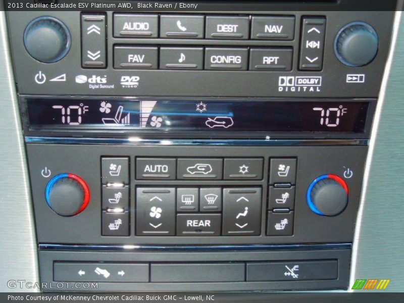 Controls of 2013 Escalade ESV Platinum AWD