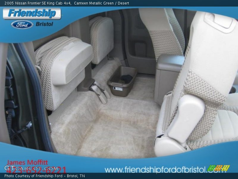 Canteen Metallic Green / Desert 2005 Nissan Frontier SE King Cab 4x4