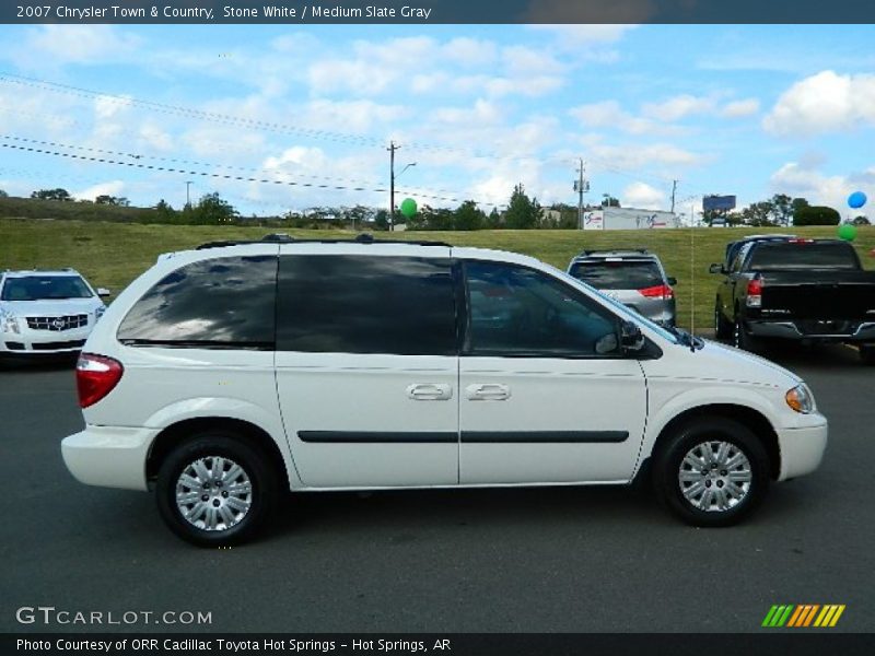 Stone White / Medium Slate Gray 2007 Chrysler Town & Country