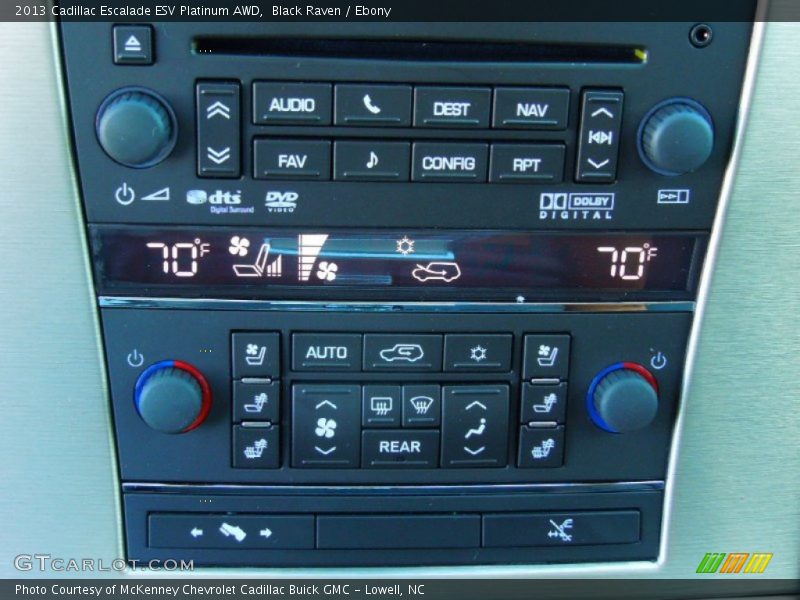 Controls of 2013 Escalade ESV Platinum AWD