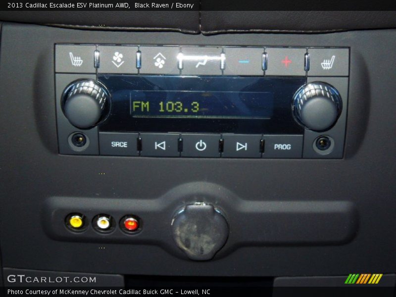 Controls of 2013 Escalade ESV Platinum AWD