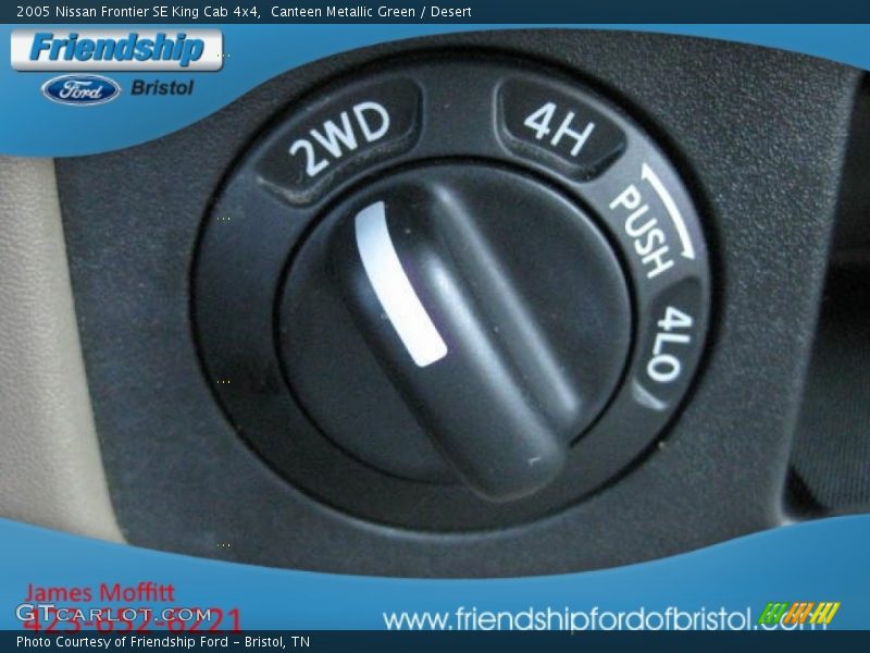 Canteen Metallic Green / Desert 2005 Nissan Frontier SE King Cab 4x4