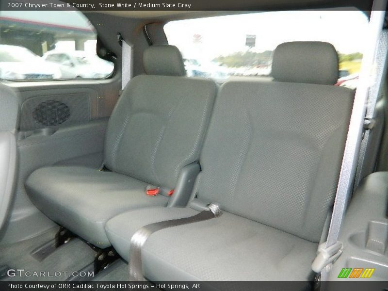 Stone White / Medium Slate Gray 2007 Chrysler Town & Country