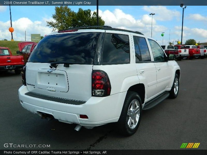Summit White / Light Gray 2008 Chevrolet TrailBlazer LT