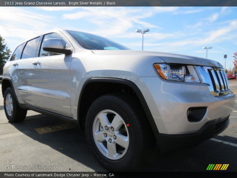 Bright Silver Metallic / Black 2013 Jeep Grand Cherokee Laredo