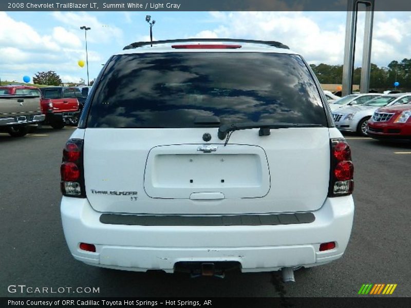 Summit White / Light Gray 2008 Chevrolet TrailBlazer LT