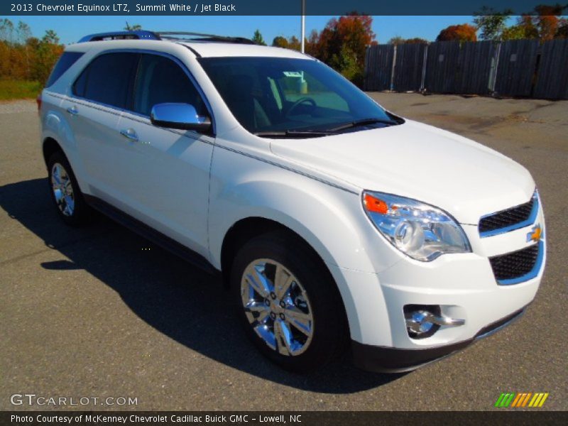 Summit White / Jet Black 2013 Chevrolet Equinox LTZ