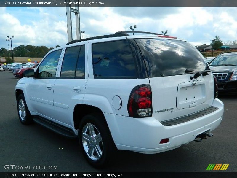 Summit White / Light Gray 2008 Chevrolet TrailBlazer LT