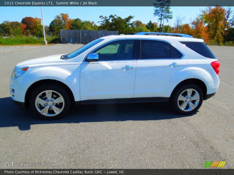 Summit White / Jet Black 2013 Chevrolet Equinox LTZ