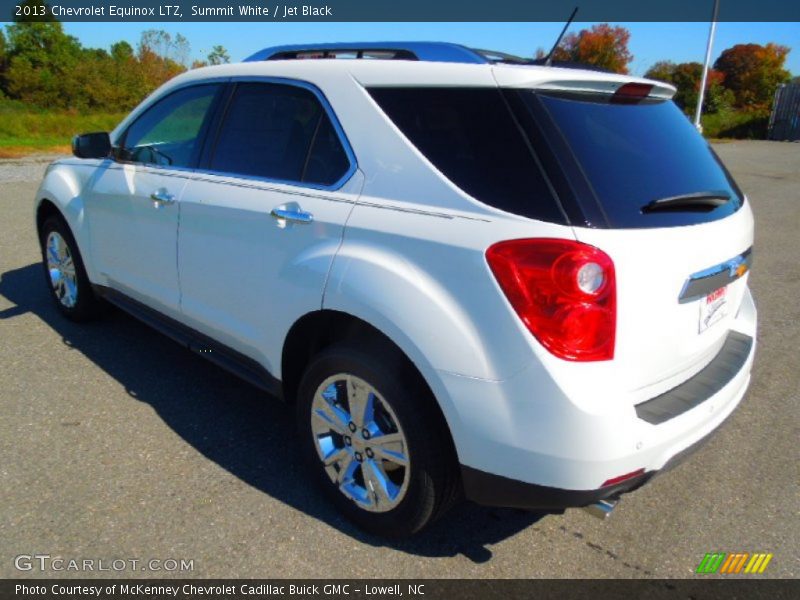Summit White / Jet Black 2013 Chevrolet Equinox LTZ