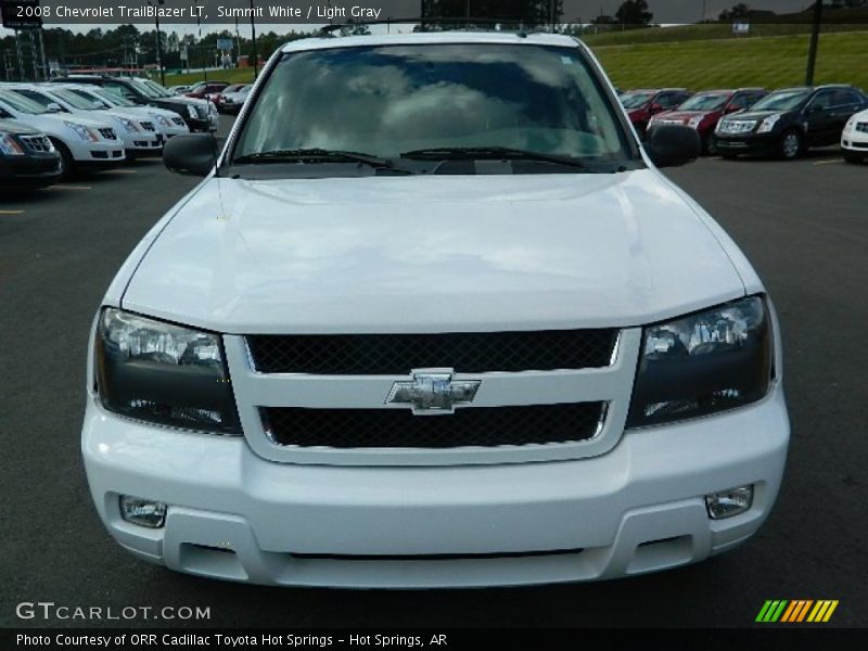 Summit White / Light Gray 2008 Chevrolet TrailBlazer LT