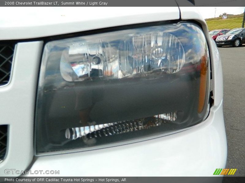Summit White / Light Gray 2008 Chevrolet TrailBlazer LT