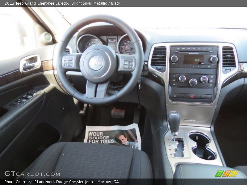Bright Silver Metallic / Black 2013 Jeep Grand Cherokee Laredo