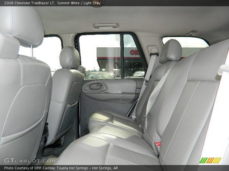 Summit White / Light Gray 2008 Chevrolet TrailBlazer LT