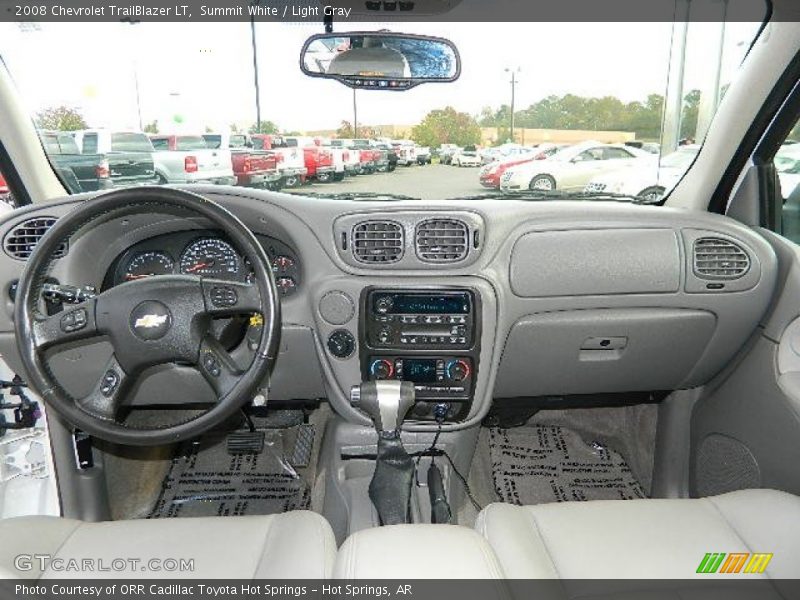 Summit White / Light Gray 2008 Chevrolet TrailBlazer LT