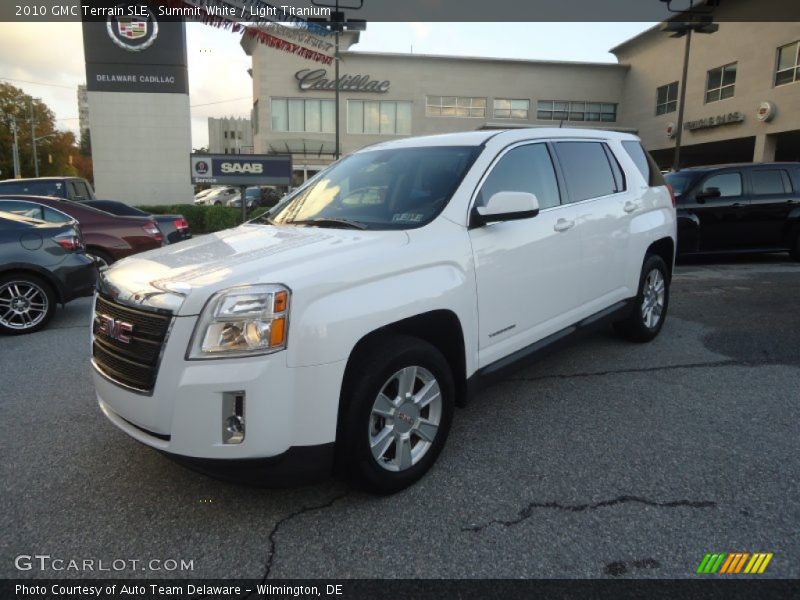 Summit White / Light Titanium 2010 GMC Terrain SLE