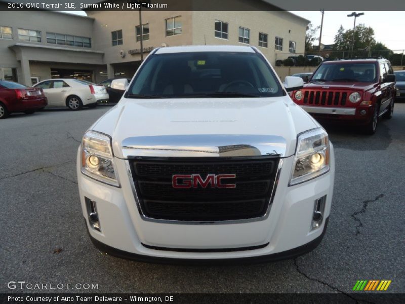 Summit White / Light Titanium 2010 GMC Terrain SLE