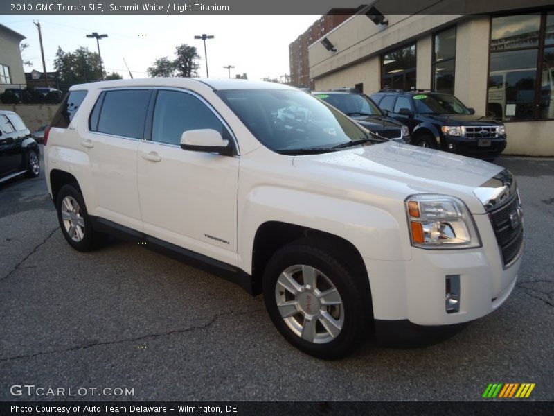 Summit White / Light Titanium 2010 GMC Terrain SLE