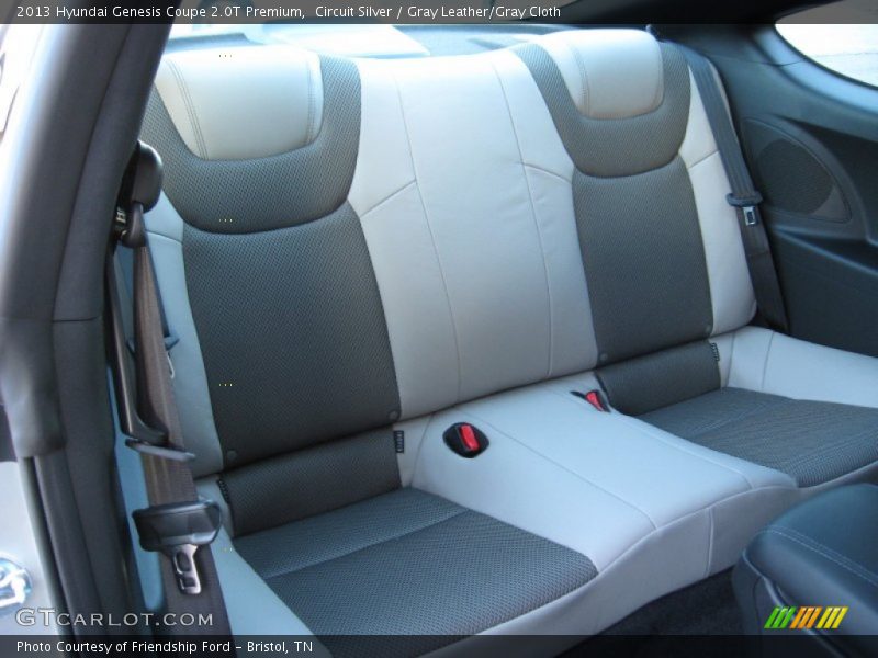 Rear Seat of 2013 Genesis Coupe 2.0T Premium