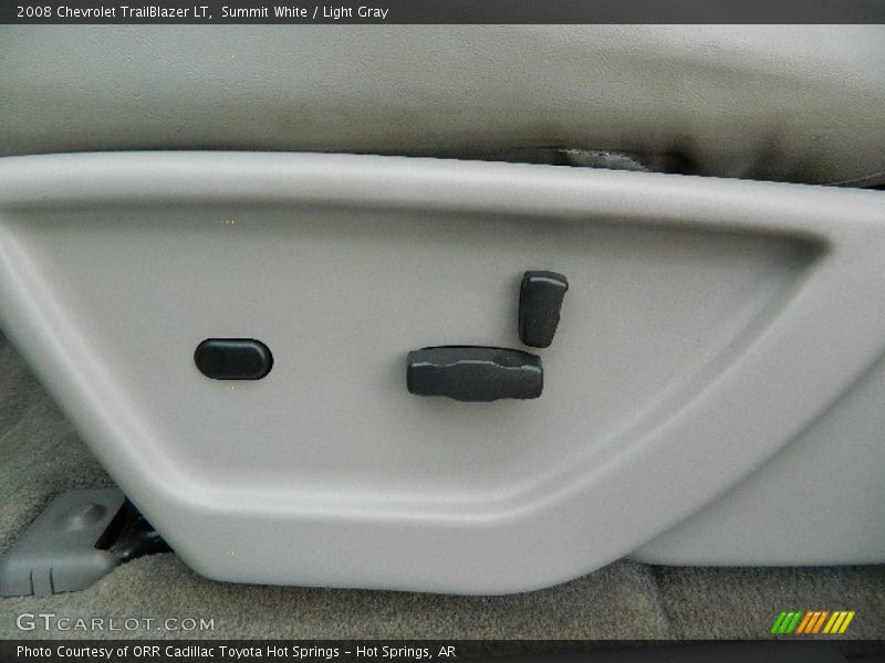 Summit White / Light Gray 2008 Chevrolet TrailBlazer LT