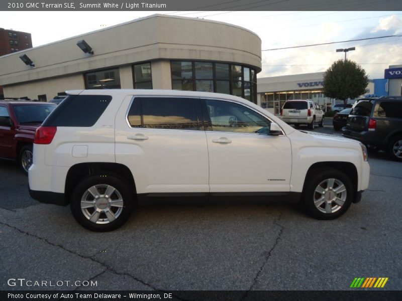 Summit White / Light Titanium 2010 GMC Terrain SLE
