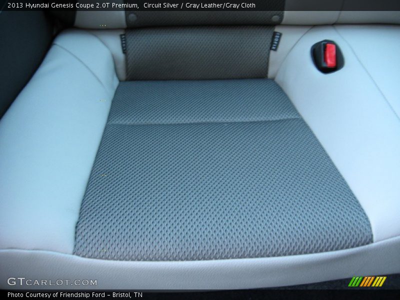 Circuit Silver / Gray Leather/Gray Cloth 2013 Hyundai Genesis Coupe 2.0T Premium