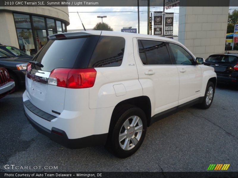 Summit White / Light Titanium 2010 GMC Terrain SLE