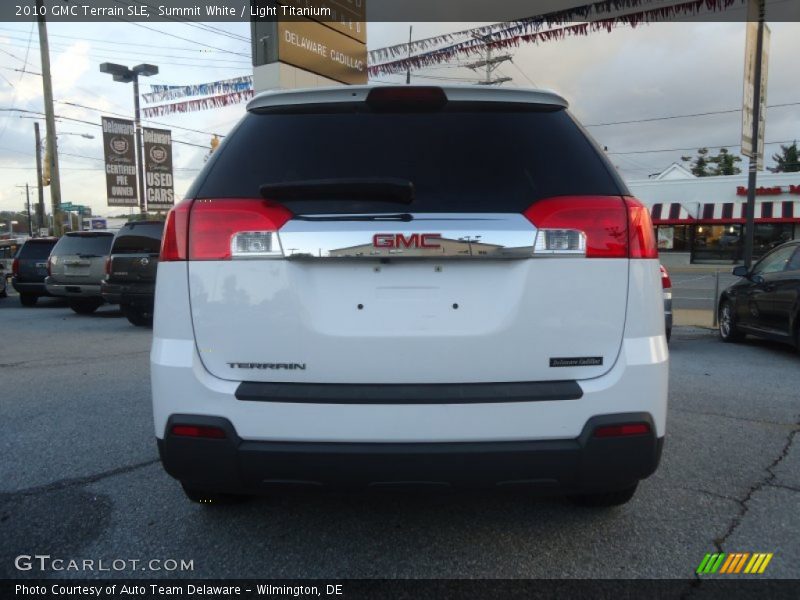 Summit White / Light Titanium 2010 GMC Terrain SLE