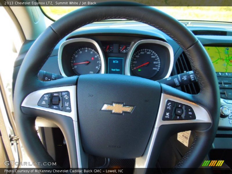 Summit White / Jet Black 2013 Chevrolet Equinox LTZ