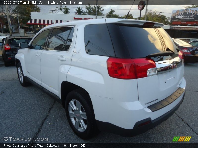 Summit White / Light Titanium 2010 GMC Terrain SLE
