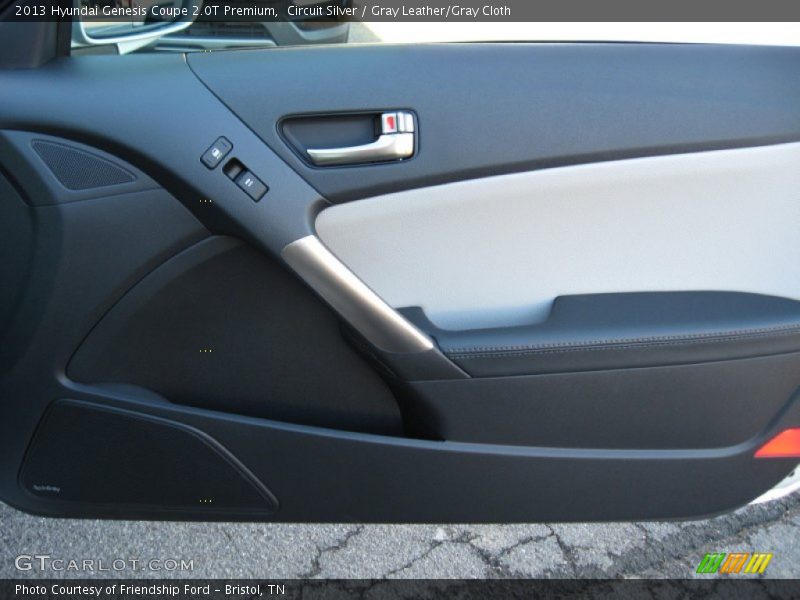 Circuit Silver / Gray Leather/Gray Cloth 2013 Hyundai Genesis Coupe 2.0T Premium