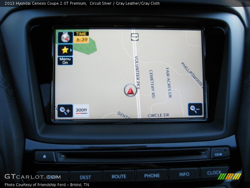 Navigation of 2013 Genesis Coupe 2.0T Premium