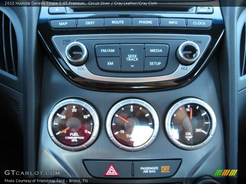Controls of 2013 Genesis Coupe 2.0T Premium
