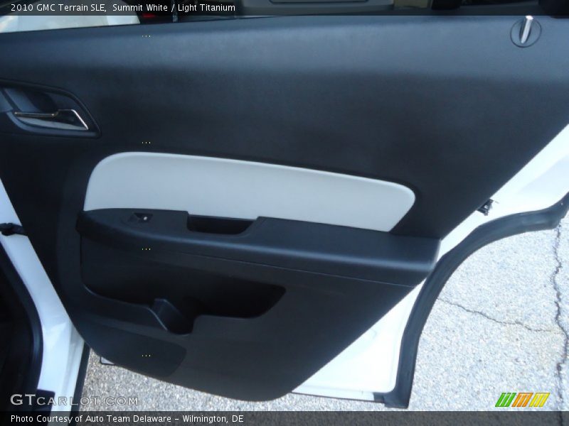 Summit White / Light Titanium 2010 GMC Terrain SLE