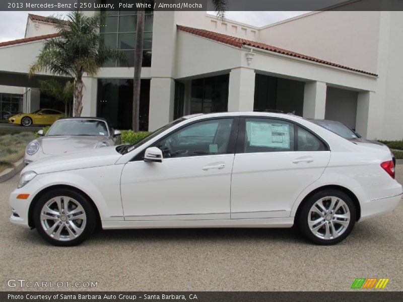 Polar White / Almond/Mocha 2013 Mercedes-Benz C 250 Luxury